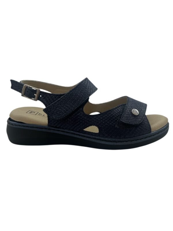 Sandalia de mujer velcro azul - Imagen 4