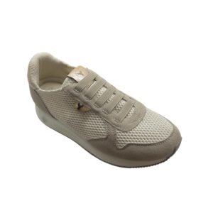 Lively Zapatilla deportiva Yumas Beige Rejilla gomas
